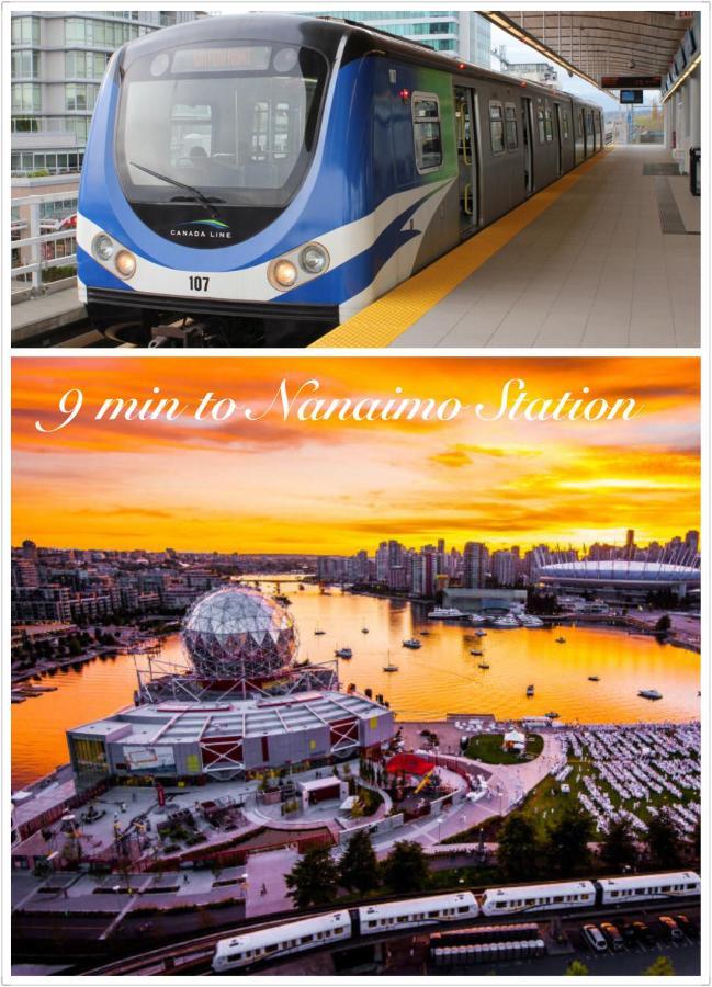 Rare Find Exquisitely New Quiet & Safe Skytrain Home 溫哥華 外观 照片